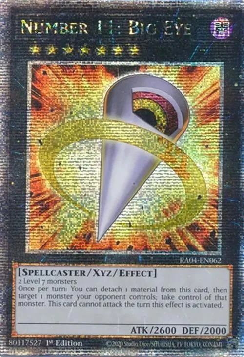 Number 11: Big Eye from Quarter Century Stampede - Yu-Gi-Oh!