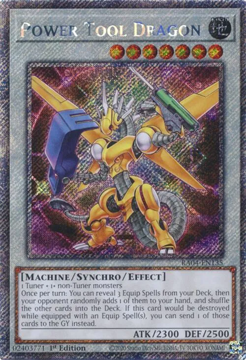 Power Tool Dragon — Quarter Century Stampede — Yu-Gi-Oh!