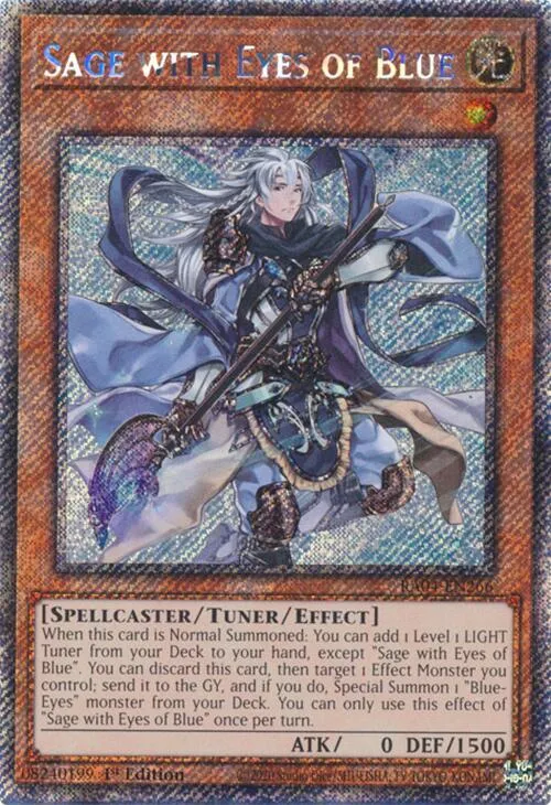 Sage with Eyes of Blue — Quarter Century Stampede — Yu-Gi-Oh!