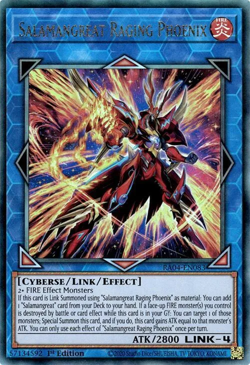Salamangreat Raging Phoenix from Quarter Century Stampede - Yu-Gi-Oh!