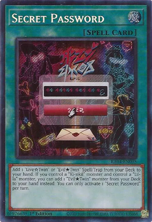 Secret Password — Quarter Century Stampede — Yu-Gi-Oh!