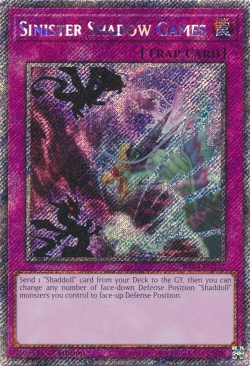 Sinister Shadow Games — Quarter Century Stampede — Yu-Gi-Oh!
