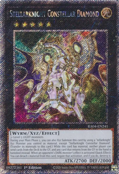 Stellarknight Constellar Diamond — Quarter Century Stampede — Yu-Gi-Oh!