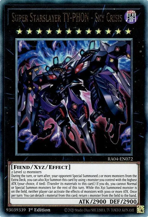 Super Tueur des Étoiles TY-PHON - Crise Céleste — Quarter Century Stampede — Yu-Gi-Oh!