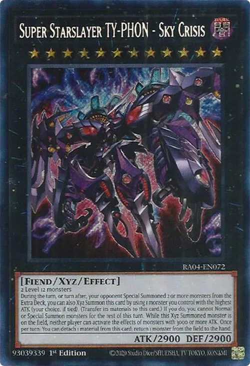 Super Starslayer TY-PHON - Sky Crisis — Quarter Century Stampede — Yu-Gi-Oh!
