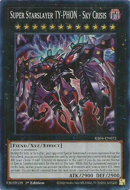 Super Starslayer TY-PHON - Sky Crisis — Quarter Century Stampede — Yu-Gi-Oh!