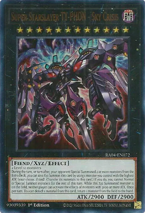 Super Starslayer TY-PHON - Sky Crisis — Quarter Century Stampede — Yu-Gi-Oh!