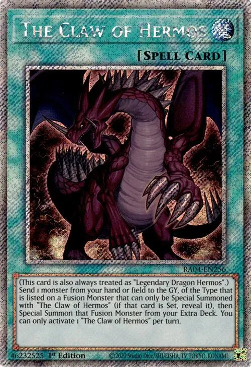 The Claw of Hermos from Quarter Century Stampede - Yu-Gi-Oh!