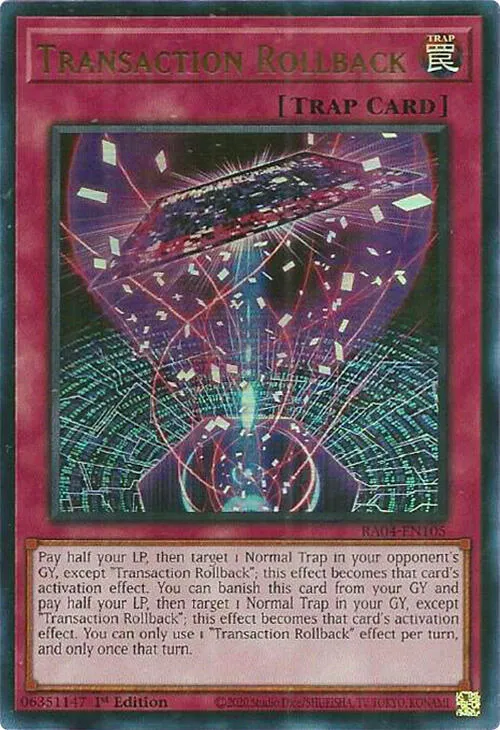 Transaction Rollback — Quarter Century Stampede — Yu-Gi-Oh!
