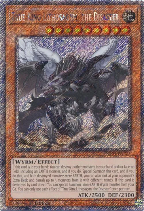 True King Lithosagym, the Disaster — Quarter Century Stampede — Yu-Gi-Oh!