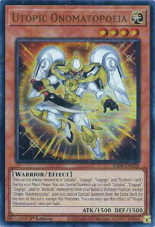 Utopic Onomatopoeia — Quarter Century Stampede — Yu-Gi-Oh!