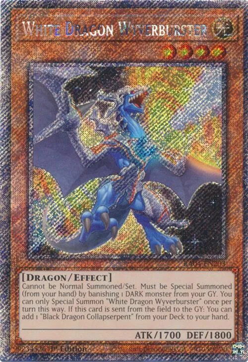 White Dragon Wyverburster — Quarter Century Stampede — Yu-Gi-Oh!