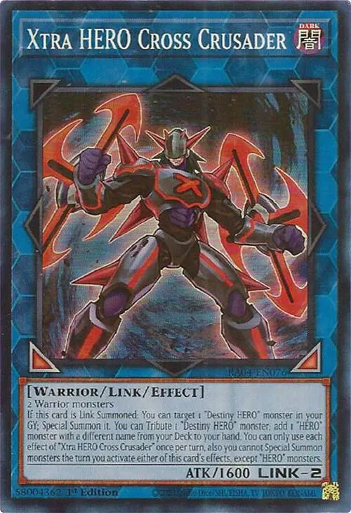 Xtra HERO Cross Crusader — Quarter Century Stampede — Yu-Gi-Oh!