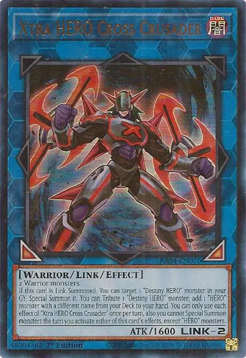 Xtra HERO Cross Crusader — Quarter Century Stampede — Yu-Gi-Oh!