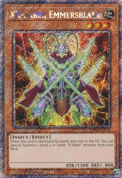 XX-Saber Emmersblade from Quarter Century Stampede - Yu-Gi-Oh!
