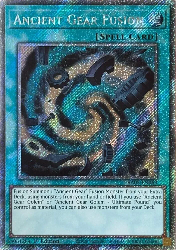 Ancient Gear Fusion — Rarity Collection 5 — Yu-Gi-Oh!