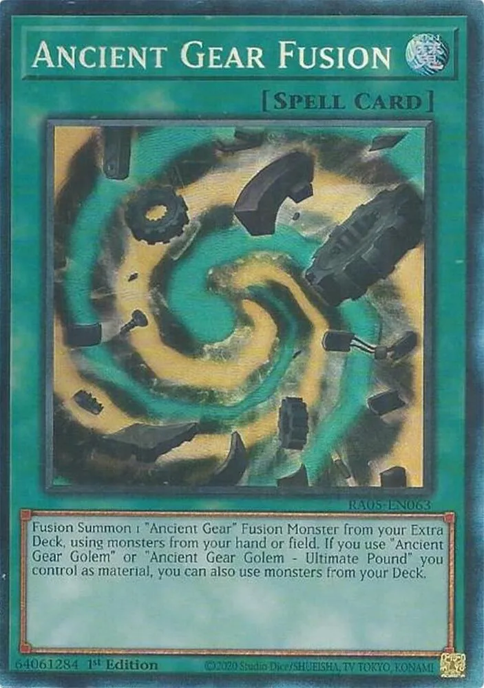 Ancient Gear Fusion — Rarity Collection 5 — Yu-Gi-Oh!