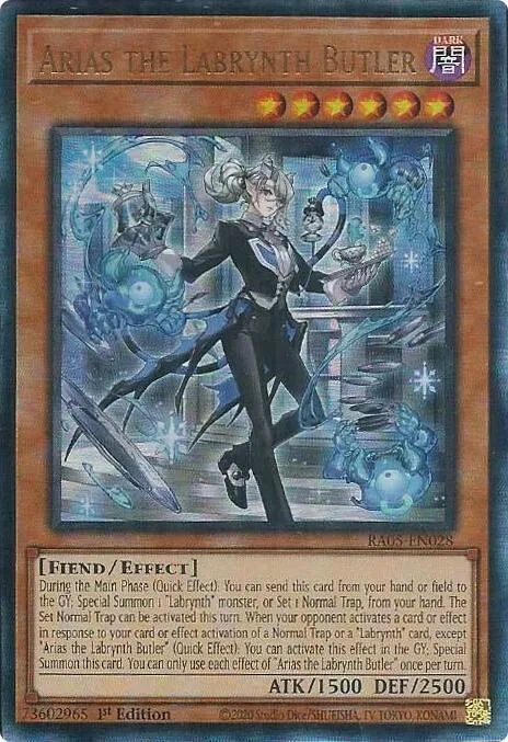 Arias the Labrynth Butler — Rarity Collection 5 — Yu-Gi-Oh!