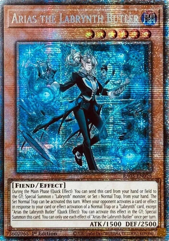 Arias the Labrynth Butler — Rarity Collection 5 — Yu-Gi-Oh!