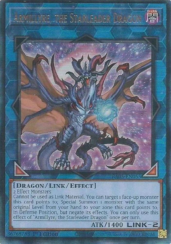 Armillyre, the Starleader Dragon — Rarity Collection 5 — Yu-Gi-Oh!