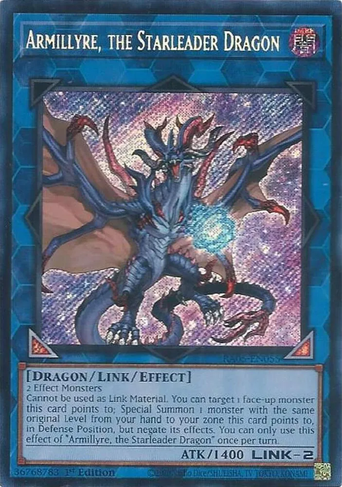 Armillyre, le Dragon Chef des Étoiles — Rarity Collection 5 — Yu-Gi-Oh!