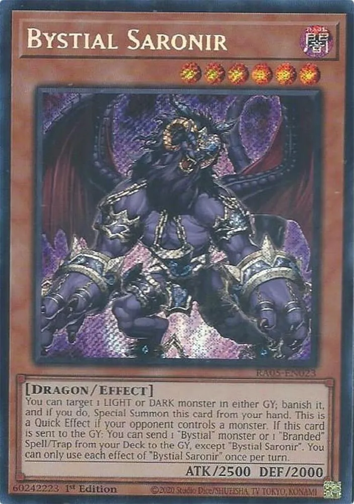 Bystial Saronir from Rarity Collection 5 - Yu-Gi-Oh!
