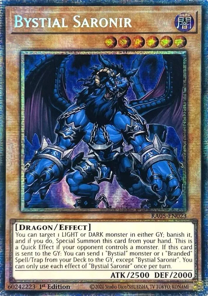 Bystial Saronir — Rarity Collection 5 — Yu-Gi-Oh!
