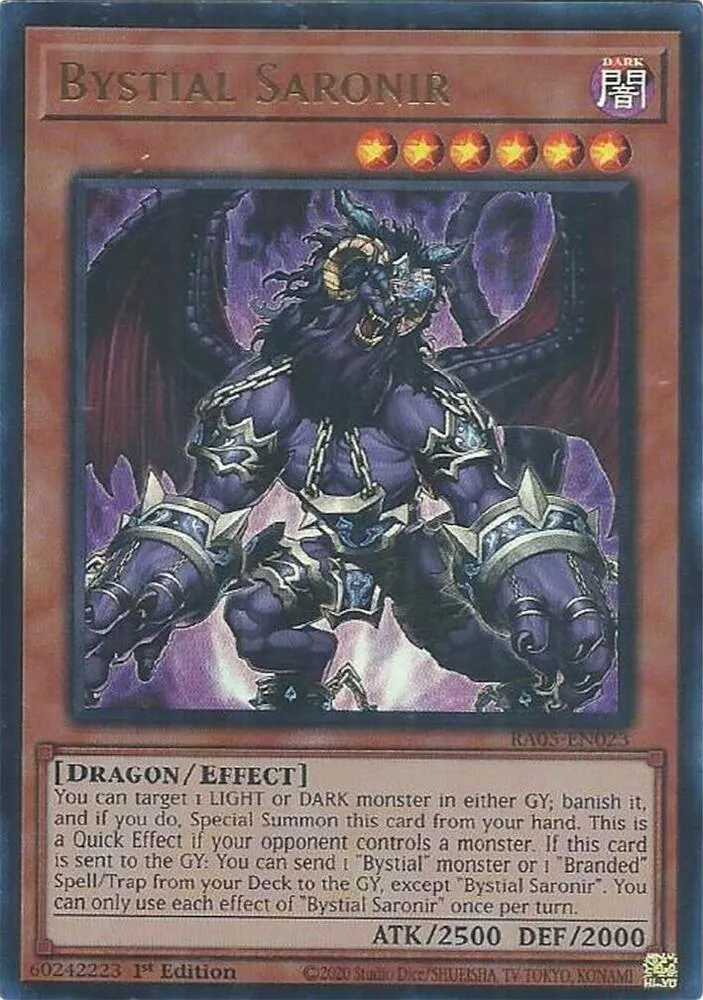 Bystial Saronir — Rarity Collection 5 — Yu-Gi-Oh!