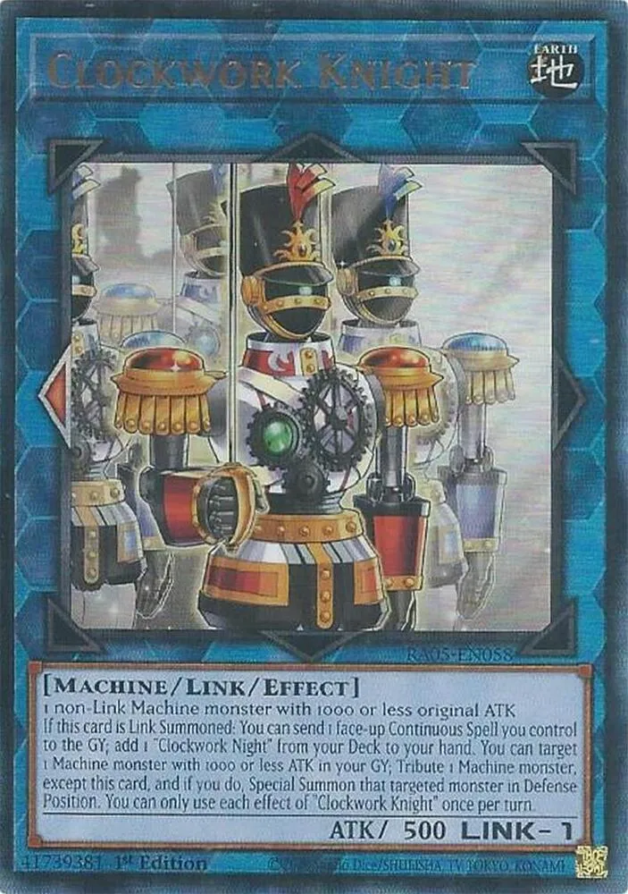 Clockwork Knight — Rarity Collection 5 — Yu-Gi-Oh!