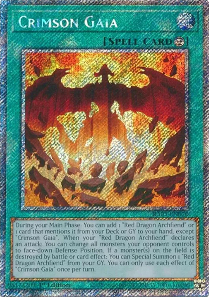 Crimson Gaia — Rarity Collection 5 — Yu-Gi-Oh!