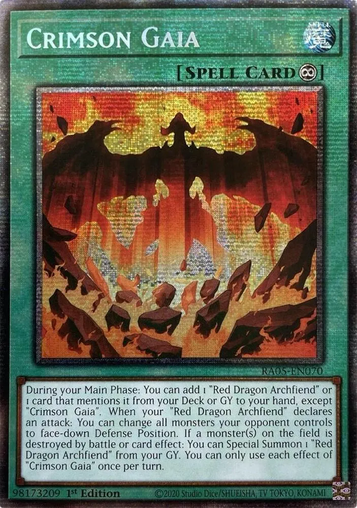 Crimson Gaia — Rarity Collection 5 — Yu-Gi-Oh!