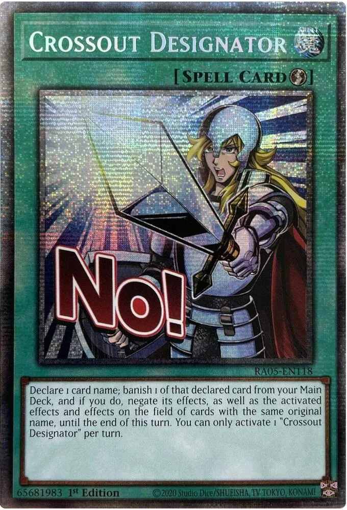 Crossout Designator — Rarity Collection 5 — Yu-Gi-Oh!