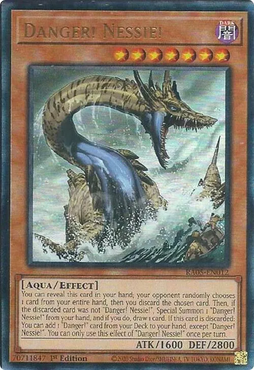 Danger! Nessie! — Rarity Collection 5 — Yu-Gi-Oh!