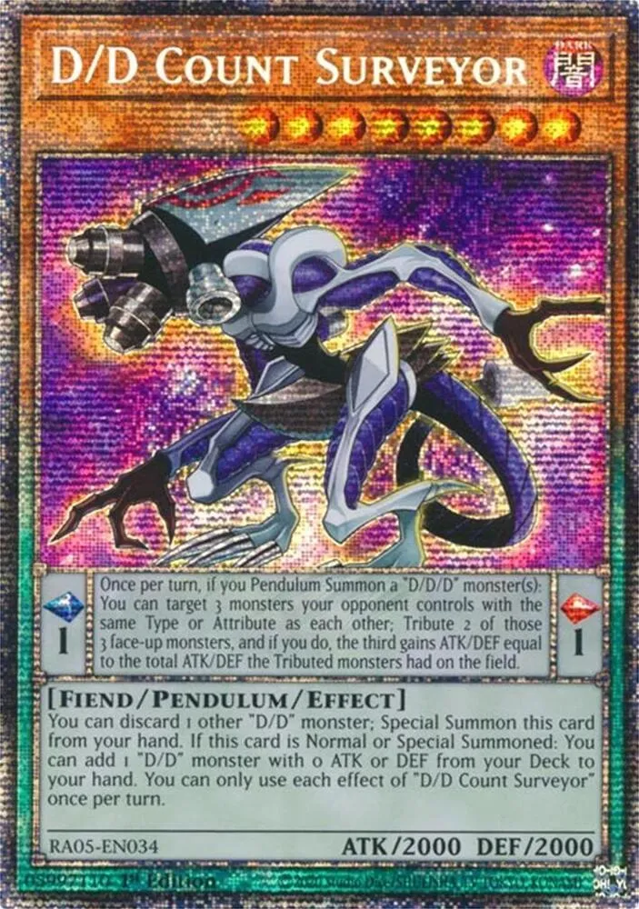 D/D Count Surveyor — Rarity Collection 5 — Yu-Gi-Oh!
