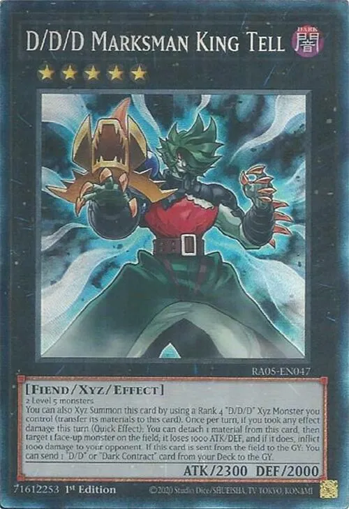 D/D/D Tireur Roi Tell — Rarity Collection 5 — Yu-Gi-Oh!