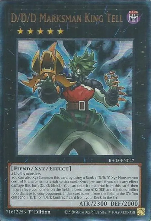 D/D/D Marksman King Tell — Rarity Collection 5 — Yu-Gi-Oh!