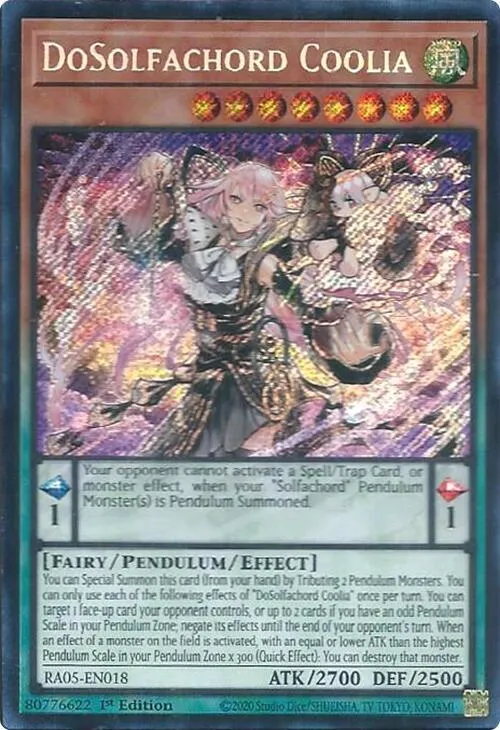 DoSolfachord Coolia — Rarity Collection 5 — Yu-Gi-Oh!