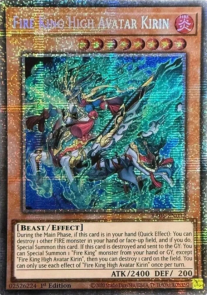 Fire King High Avatar Kirin — Rarity Collection 5 — Yu-Gi-Oh!
