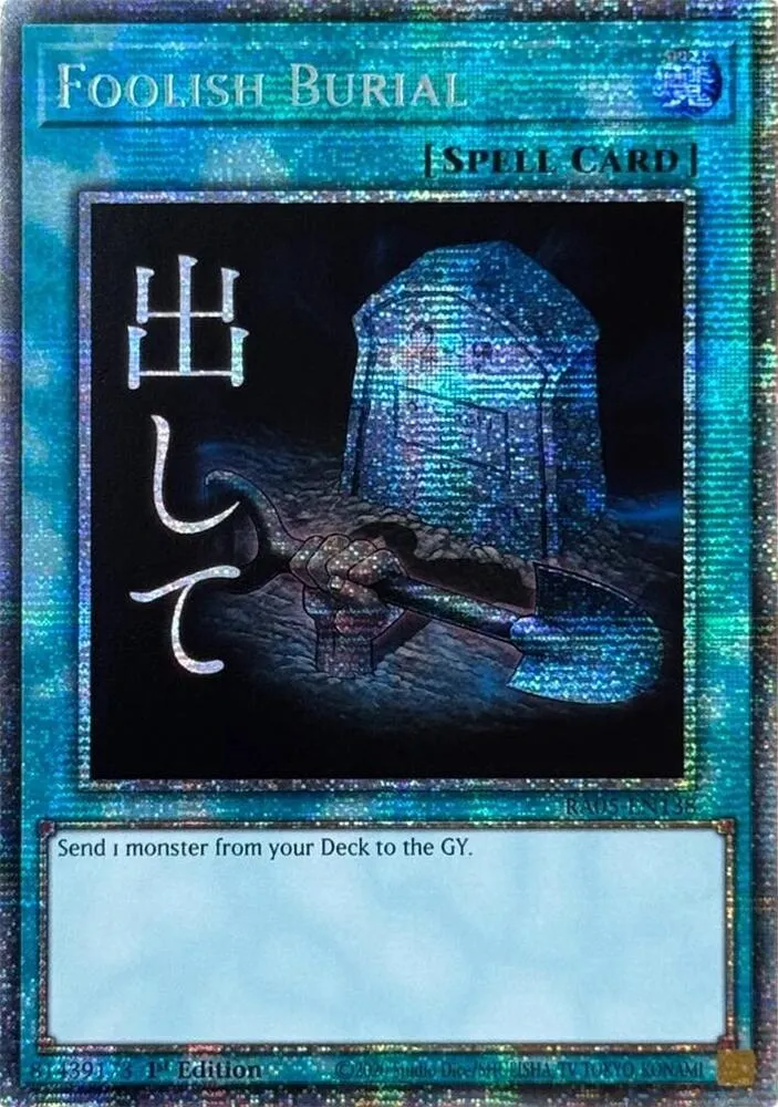 Foolish Burial — Rarity Collection 5 — Yu-Gi-Oh!