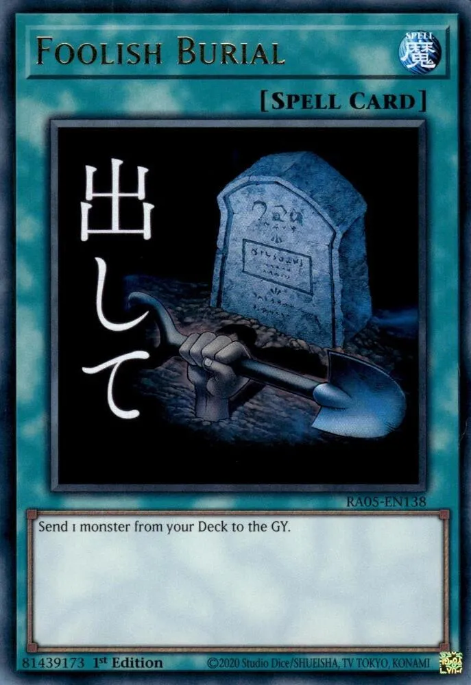 Foolish Burial — Rarity Collection 5 — Yu-Gi-Oh!
