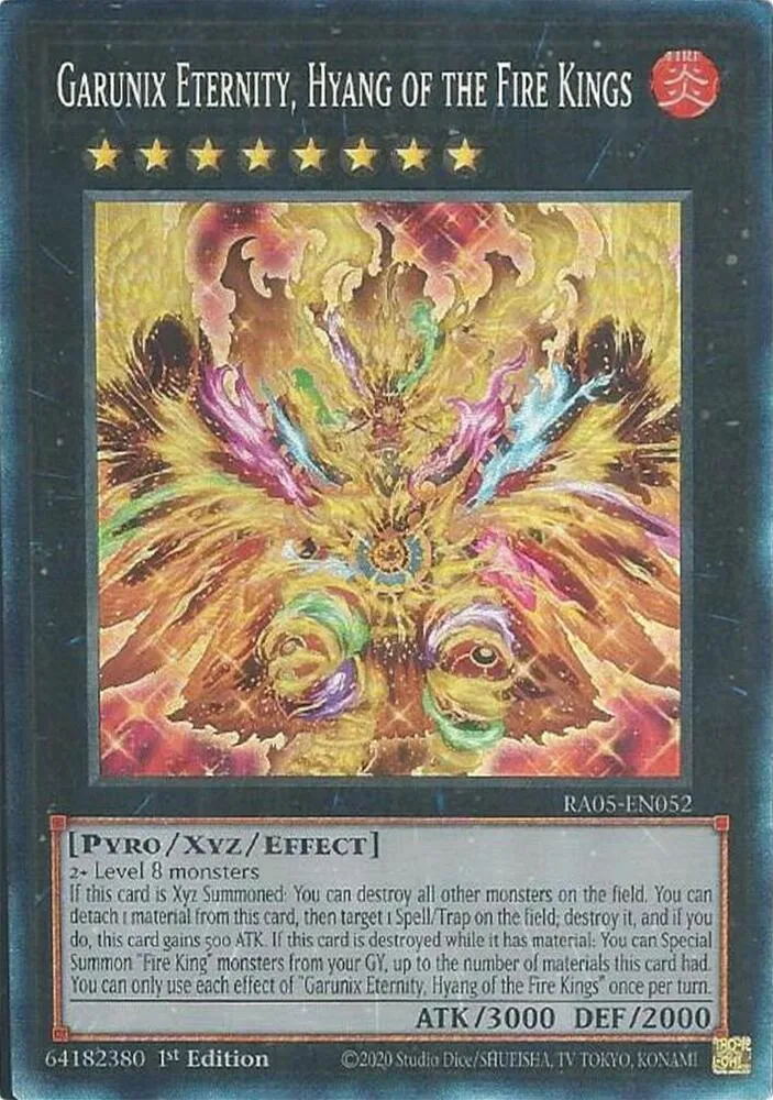 Garunix Eternity, Hyang of the Fire Kings — Rarity Collection 5 — Yu-Gi-Oh!