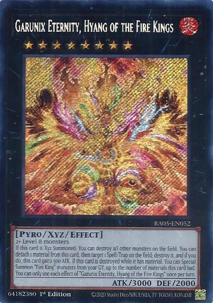 Garunix Eternity, Hyang of the Fire Kings — Rarity Collection 5 — Yu-Gi-Oh!
