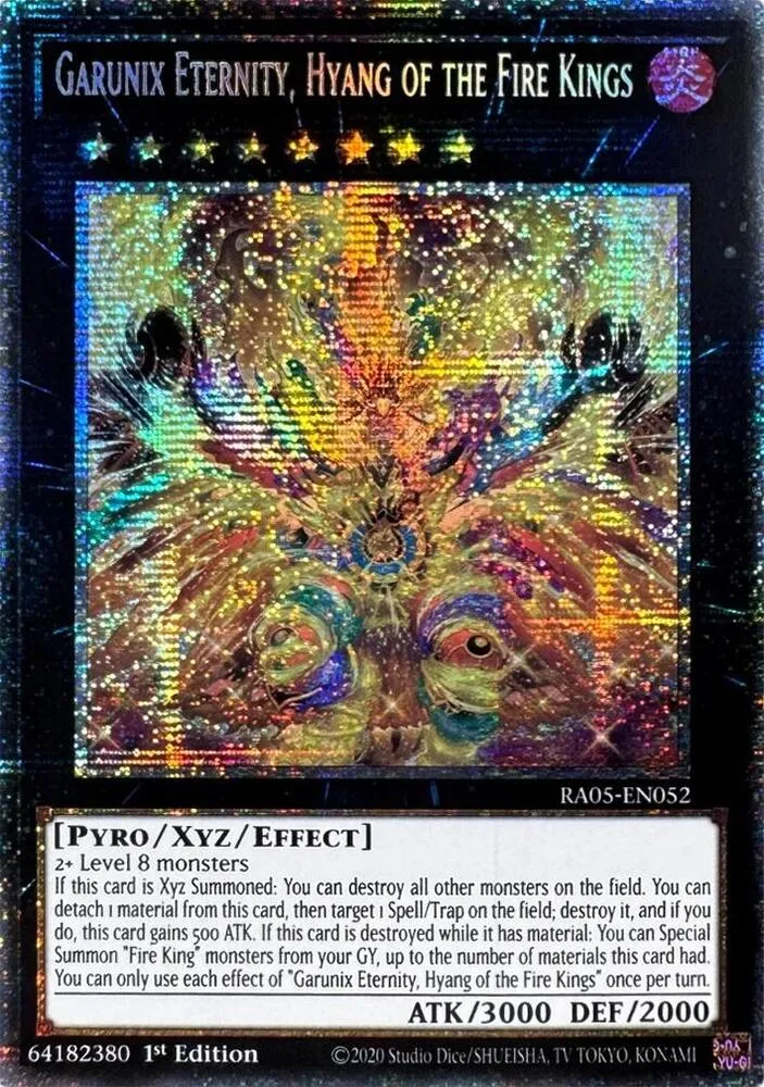 Garunix Eternity, Hyang of the Fire Kings — Rarity Collection 5 — Yu-Gi-Oh!