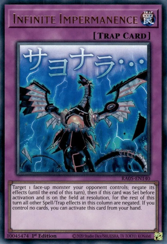 Infinite Impermanence — Rarity Collection 5 — Yu-Gi-Oh!