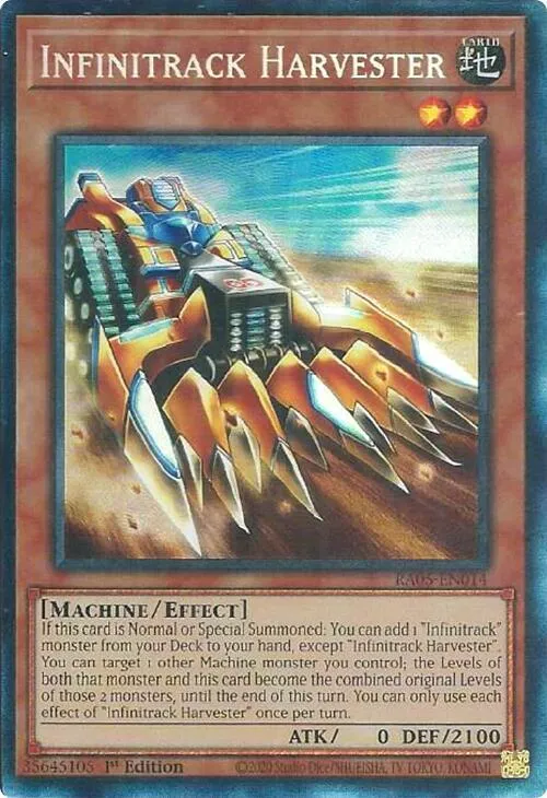 Infinitrack Harvester — Rarity Collection 5 — Yu-Gi-Oh!