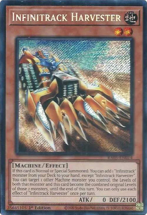 Infinitrack Harvester — Rarity Collection 5 — Yu-Gi-Oh!