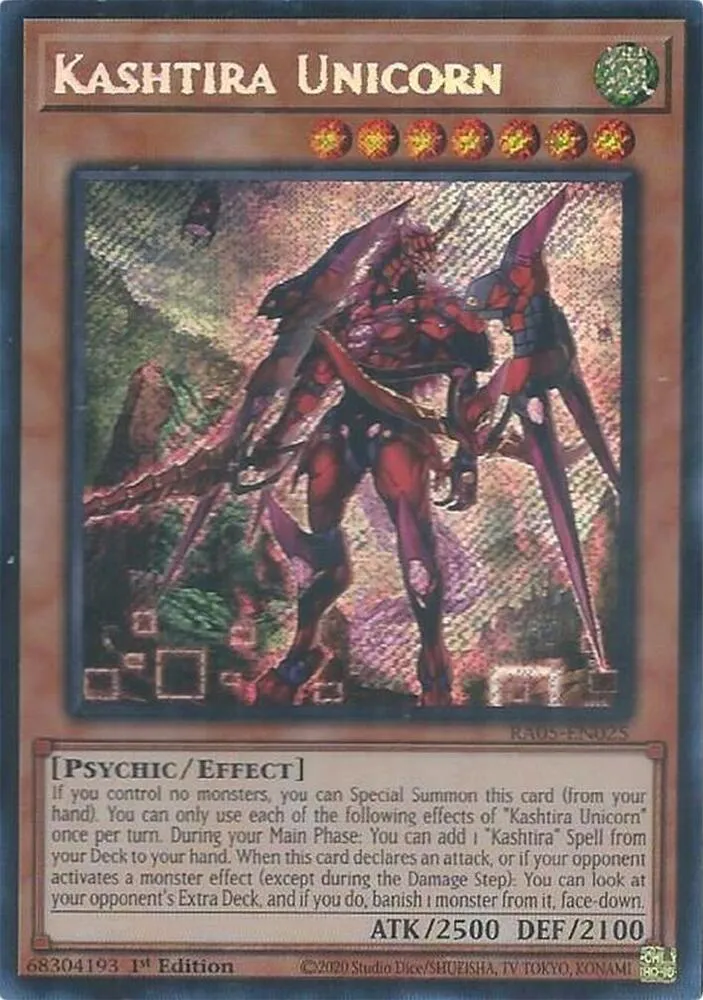 Kashtira Unicorn — Rarity Collection 5 — Yu-Gi-Oh!
