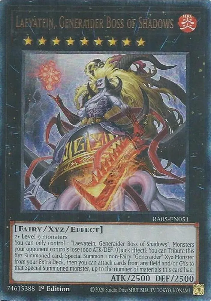 Laevatein, Generaider Boss of Shadows — Rarity Collection 5 — Yu-Gi-Oh!
