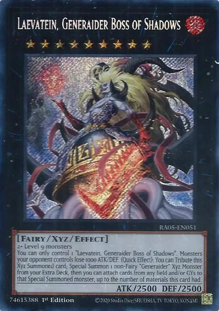 Laevatein, Generaider Boss of Shadows from Rarity Collection 5 - Yu-Gi-Oh!