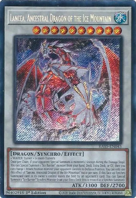 Lancea, Ancestral Dragon of the Ice Mountain — Rarity Collection 5 — Yu-Gi-Oh!